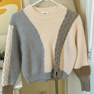 Aritzia crop sweater